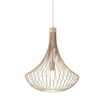 Lestenec na vrvici BALERINA 1xE27/15W/230V bež