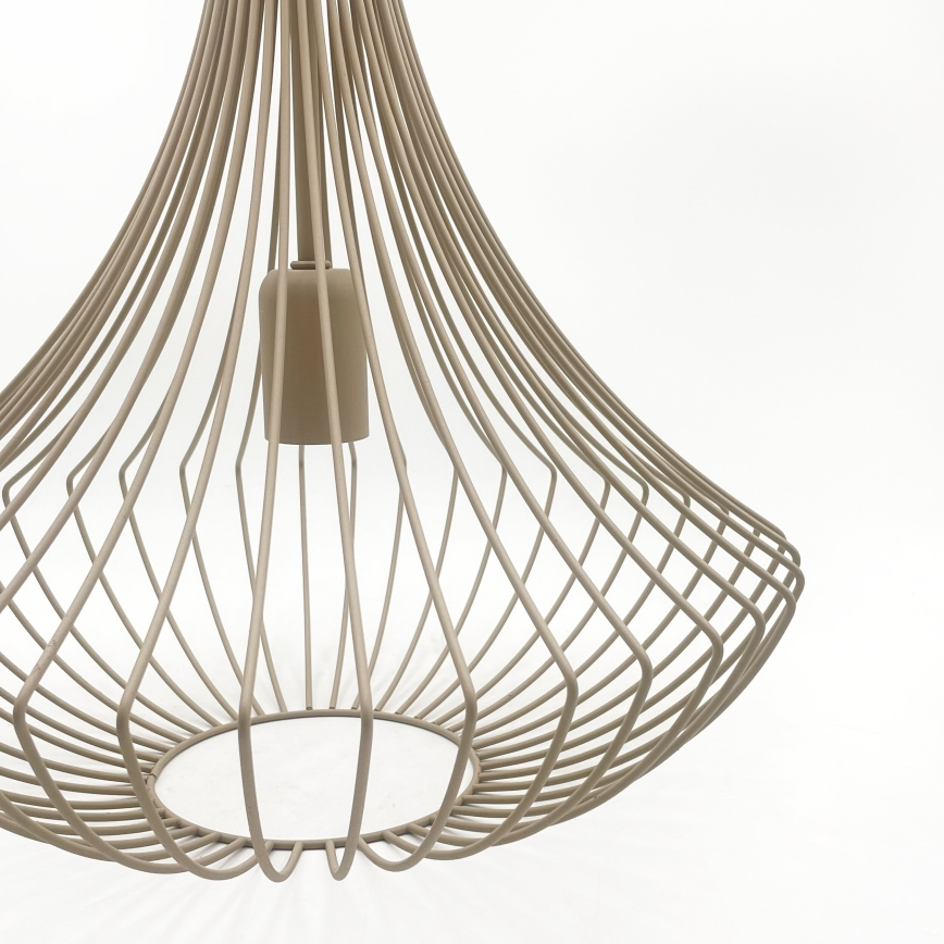 Lestenec na vrvici BALERINA 1xE27/15W/230V bež