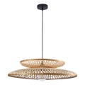 Lestenec na vrvici BALI 1xE27/20W/230V pr. 60 cm bambus