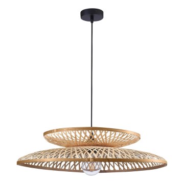 Lestenec na vrvici BALI 1xE27/20W/230V pr. 60 cm bambus