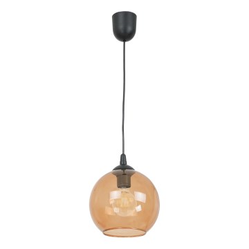 Lestenec na vrvici BALL 1xE27/60W/230V pr. 20 cm bež