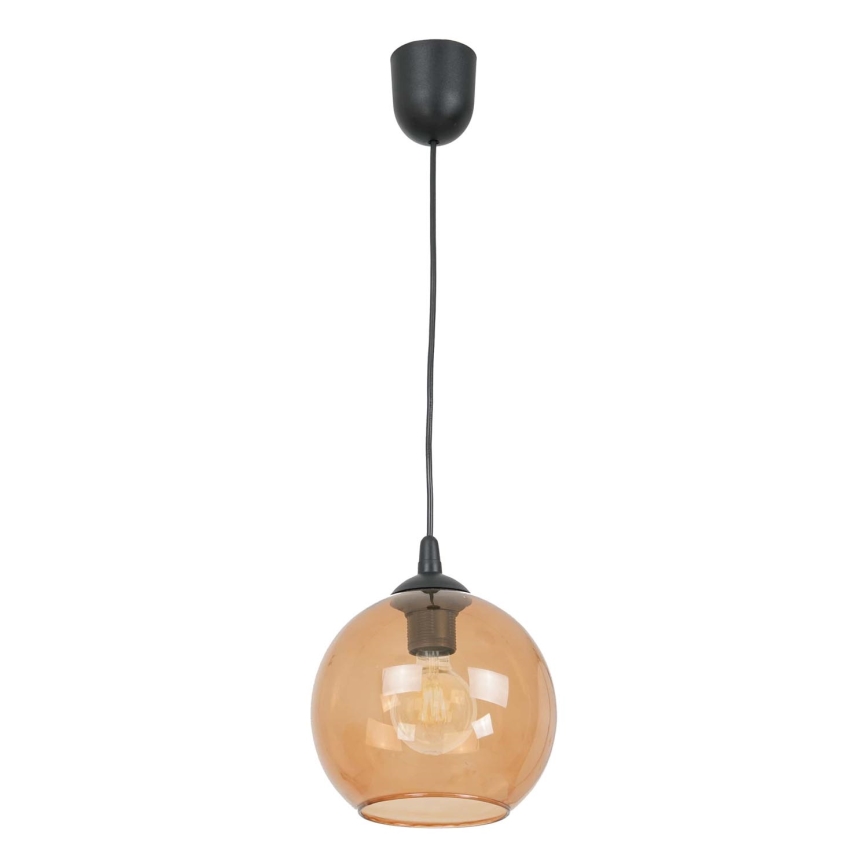 Lestenec na vrvici BALL 1xE27/60W/230V pr. 20 cm bež