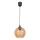 Lestenec na vrvici BALL 1xE27/60W/230V pr. 20 cm bež