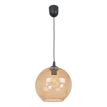 Lestenec na vrvici BALL 1xE27/60W/230V pr. 25 cm bež