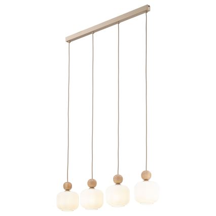 Lestenec na vrvici BALLO 4xE14/10W/230V bež