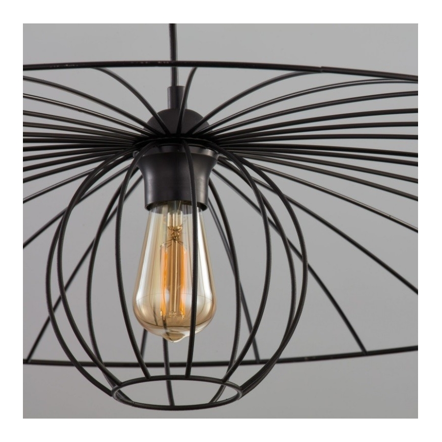 Lestenec na vrvici BARBELLA 1xE27/60W/230V premer 80 cm