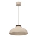 Lestenec na vrvici BASCA 1xE27/15W/230V bež/rjava