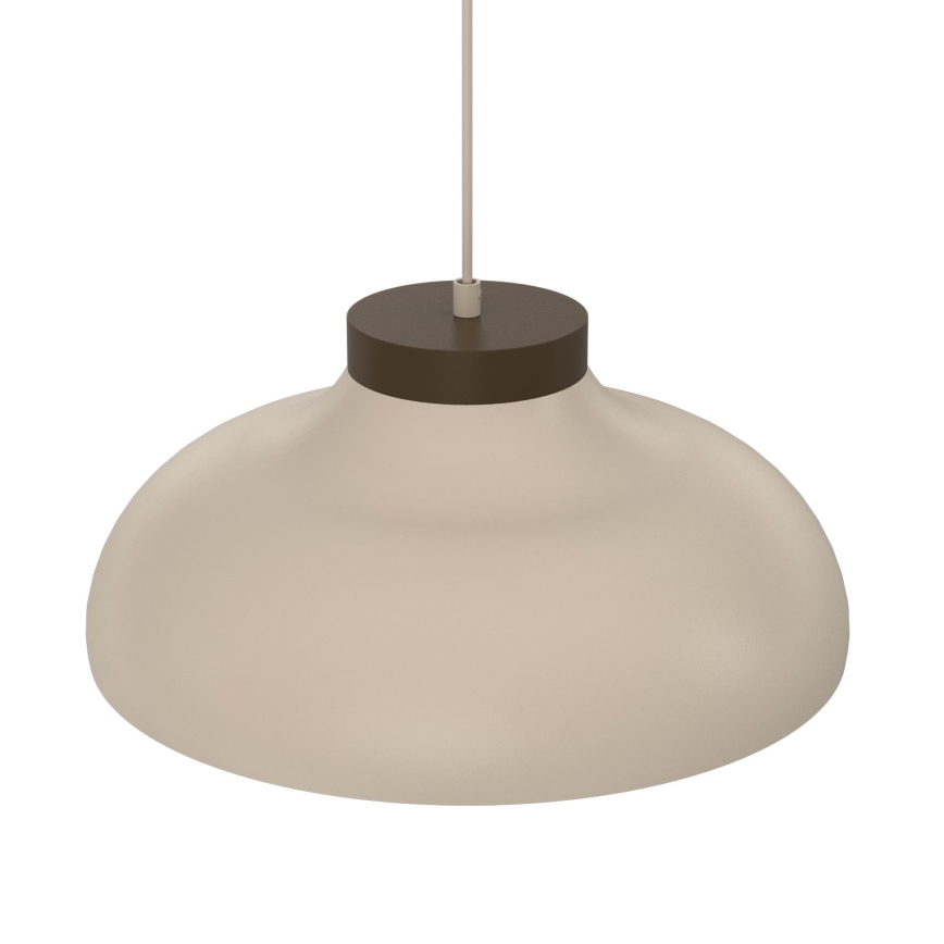 Lestenec na vrvici BASCA 1xE27/15W/230V bež/rjava