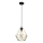 Lestenec na vrvici BASKET 1xE27/60W/230V pr. 25 cm zlata