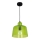 Lestenec na vrvici BELL 1xE27/60W/230V zelena