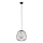 Lestenec na vrvici BELL 1xG9/12W/230V pr. 24 cm črna/zlata