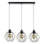 Lestenec na vrvici BERIS 3xE27/60W/230V hrast