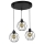 Lestenec na vrvici BERIS 3xE27/60W/230V