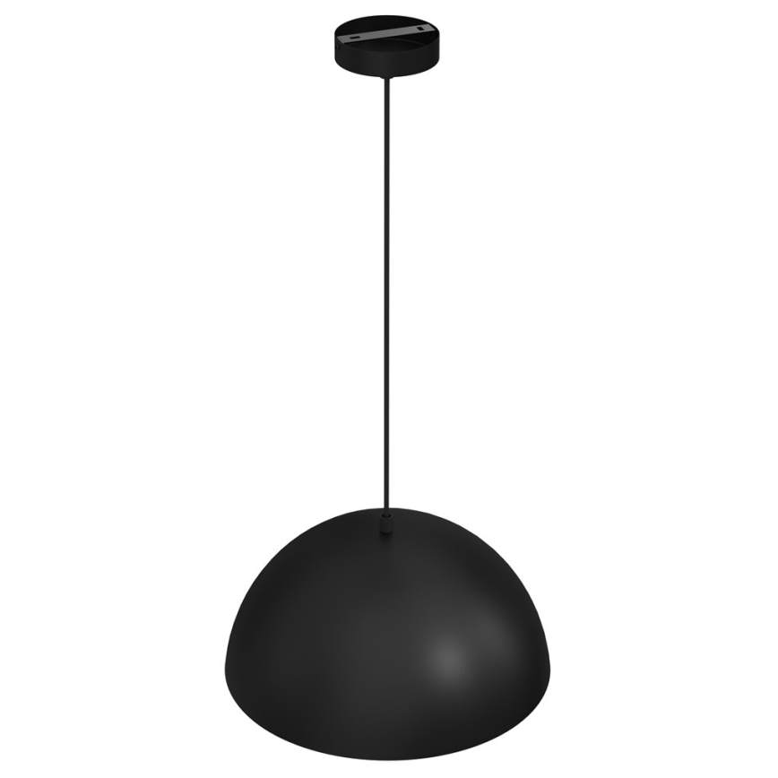 Lestenec na vrvici BETA 1xE27/60W/230V d. 35 cm črna