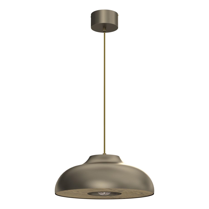 Lestenec na vrvici BILBAO 1xE27/15W/230V pr. 40 cm medenina
