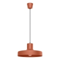 Lestenec na vrvici BILO 1xE27/15W/230V pr. 35 cm oranžna