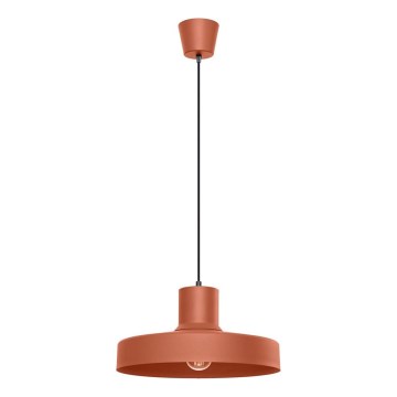 Lestenec na vrvici BILO 1xE27/15W/230V pr. 35 cm oranžna