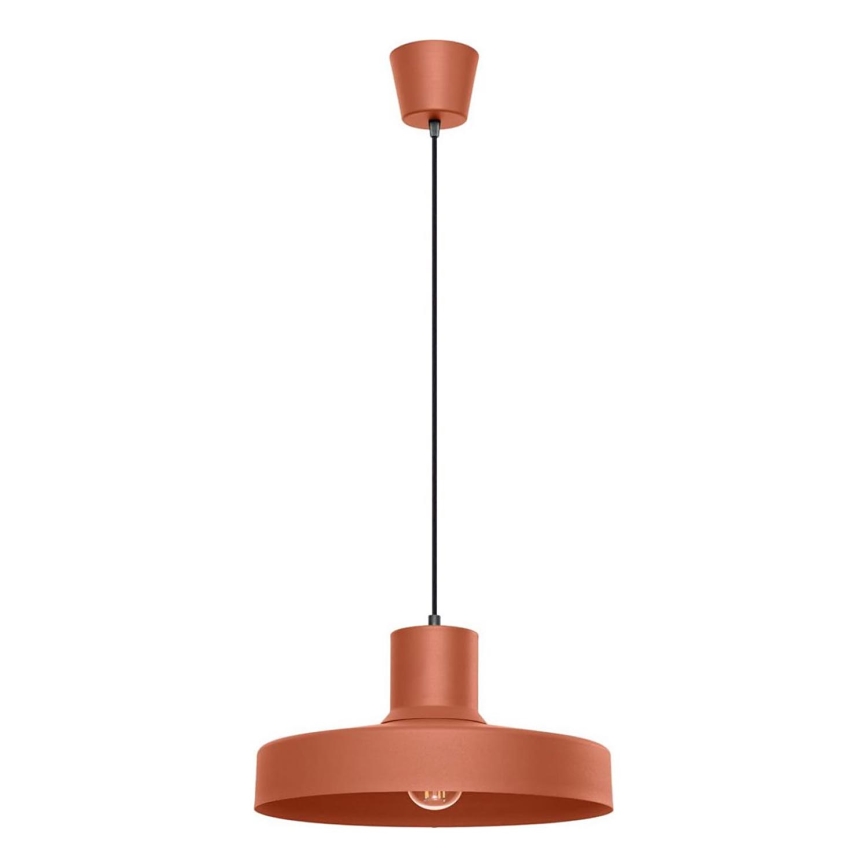 Lestenec na vrvici BILO 1xE27/15W/230V pr. 35 cm oranžna