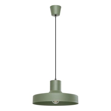 Lestenec na vrvici BILO 1xE27/15W/230V pr. 35 cm zelena