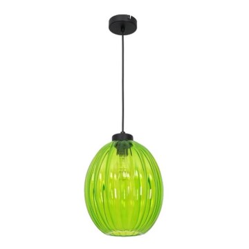 Lestenec na vrvici BLICK 1xE27/60W/230V zelena