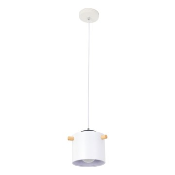 Lestenec na vrvici BODO 1xE27/60W/230V bela