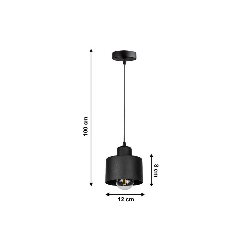 Lestenec na vrvici BODO 1xE27/60W/230V
