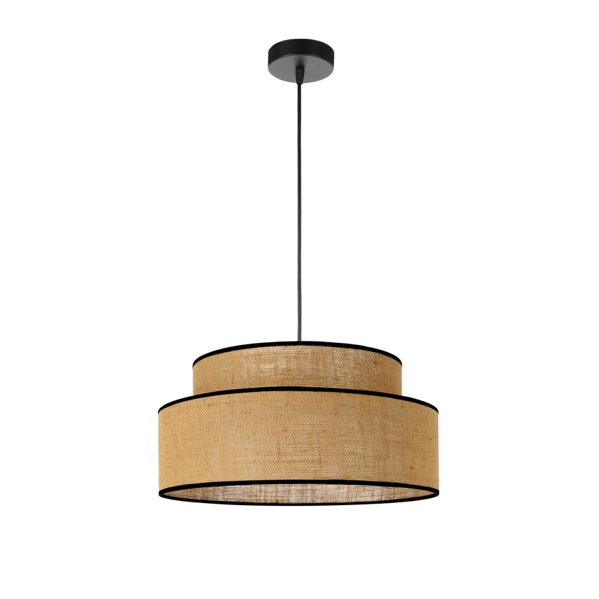 Lestenec na vrvici BOHO 1xE27/60W/230V bež