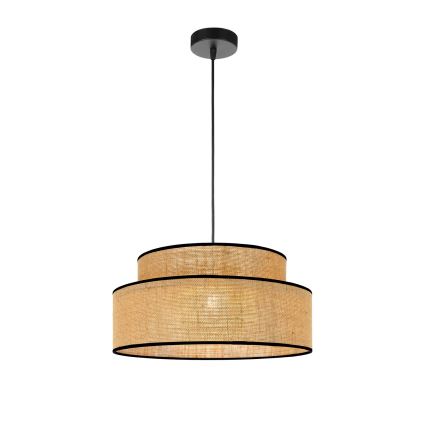 Lestenec na vrvici BOHO 1xE27/60W/230V bež