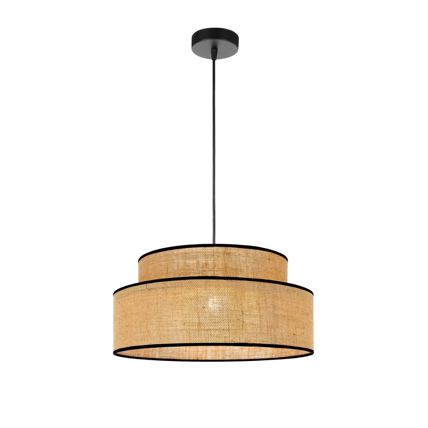 Lestenec na vrvici BOHO 1xE27/60W/230V bež