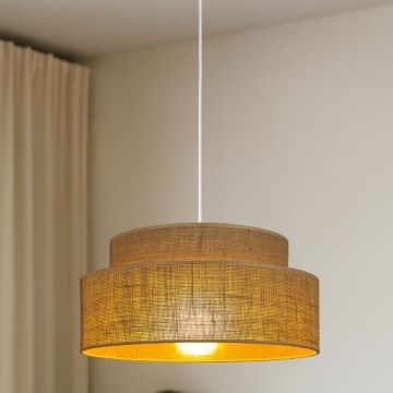 Lestenec na vrvici BOHO 1xE27/60W/230V bež