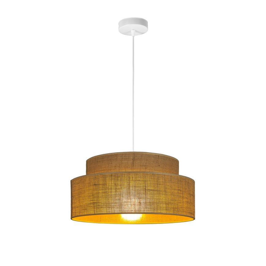 Lestenec na vrvici BOHO 1xE27/60W/230V bež