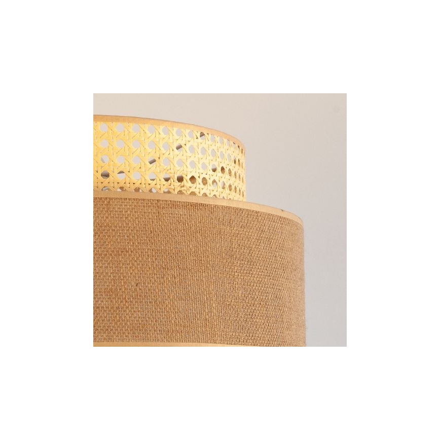 Lestenec na vrvici BOHO 1xE27/60W/230V pr. 40 cm ratan