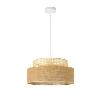 Lestenec na vrvici BOHO 1xE27/60W/230V ratan
