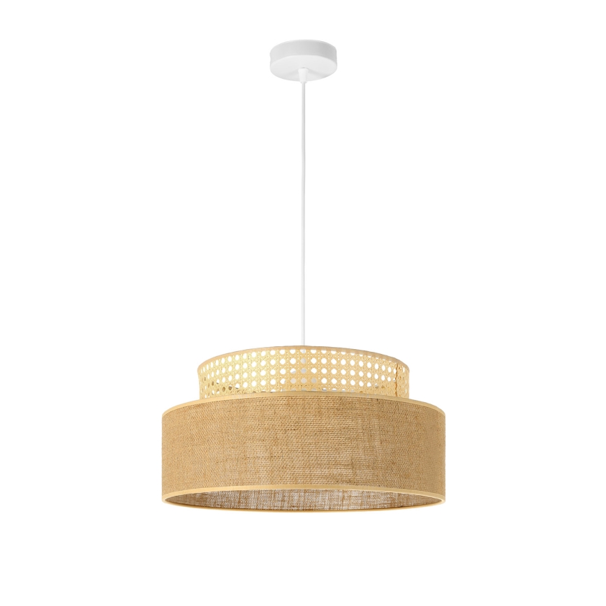 Lestenec na vrvici BOHO 1xE27/60W/230V ratan