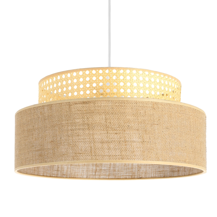 Lestenec na vrvici BOHO 1xE27/60W/230V ratan