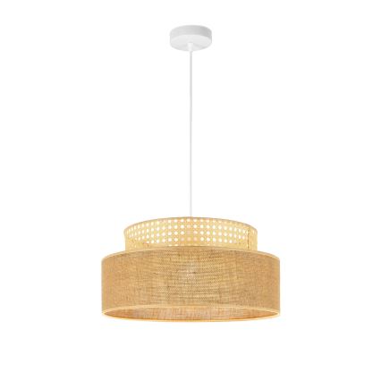 Lestenec na vrvici BOHO 1xE27/60W/230V ratan