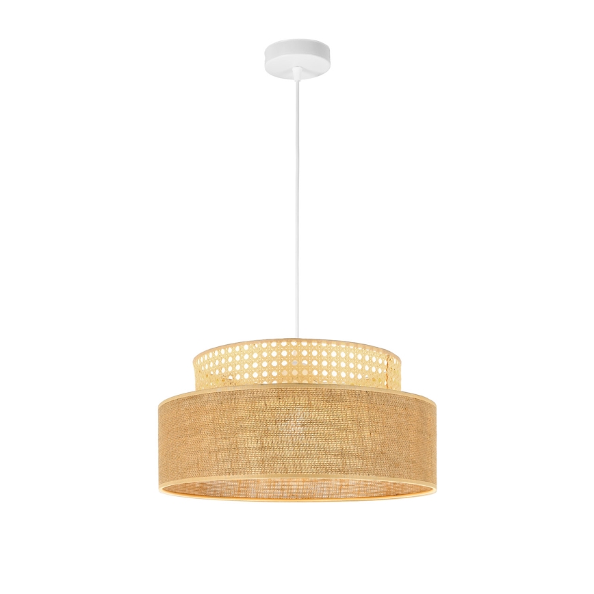 Lestenec na vrvici BOHO 1xE27/60W/230V ratan