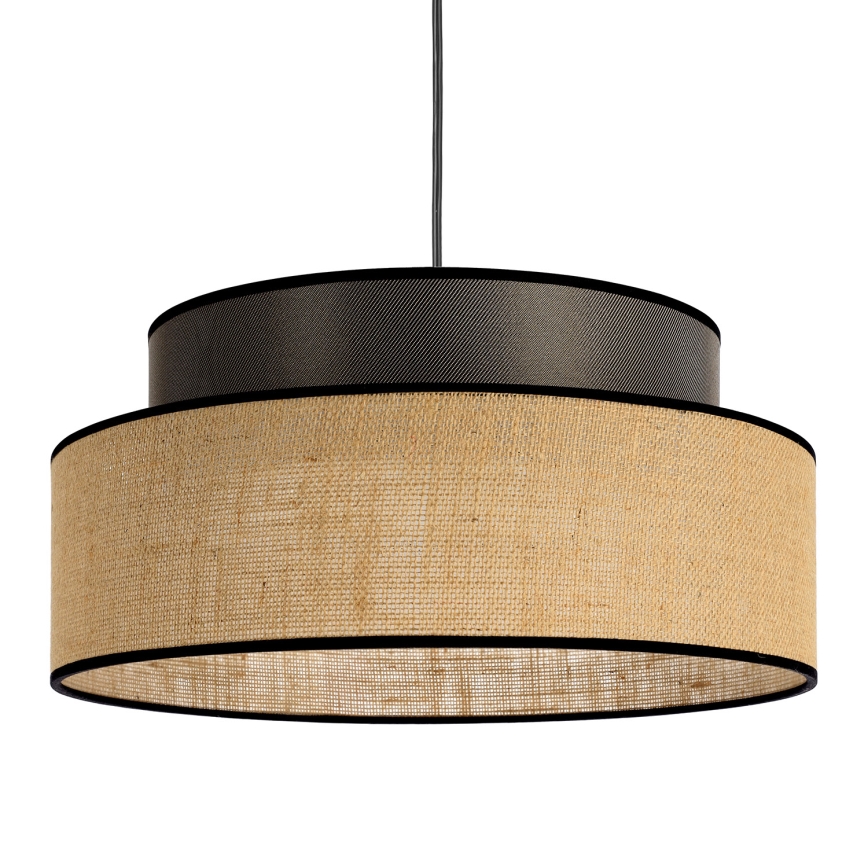 Lestenec na vrvici BOHO 1xE27/60W/230V rjava/bež