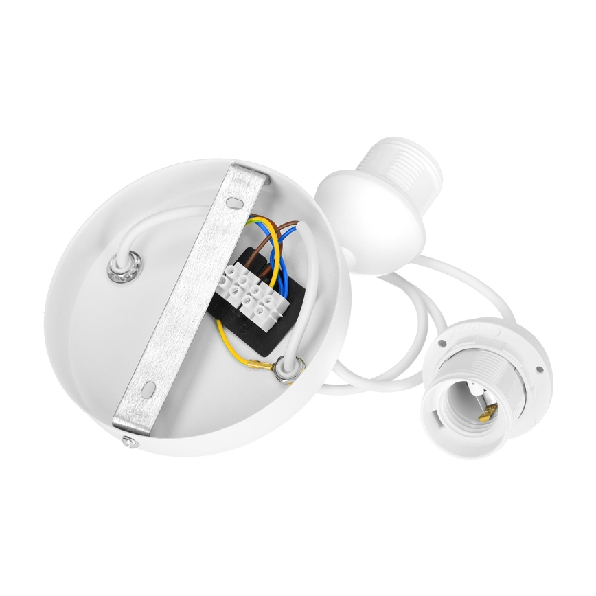 Lestenec na vrvici BOHO 2xE27/60W/230V juta/kremna