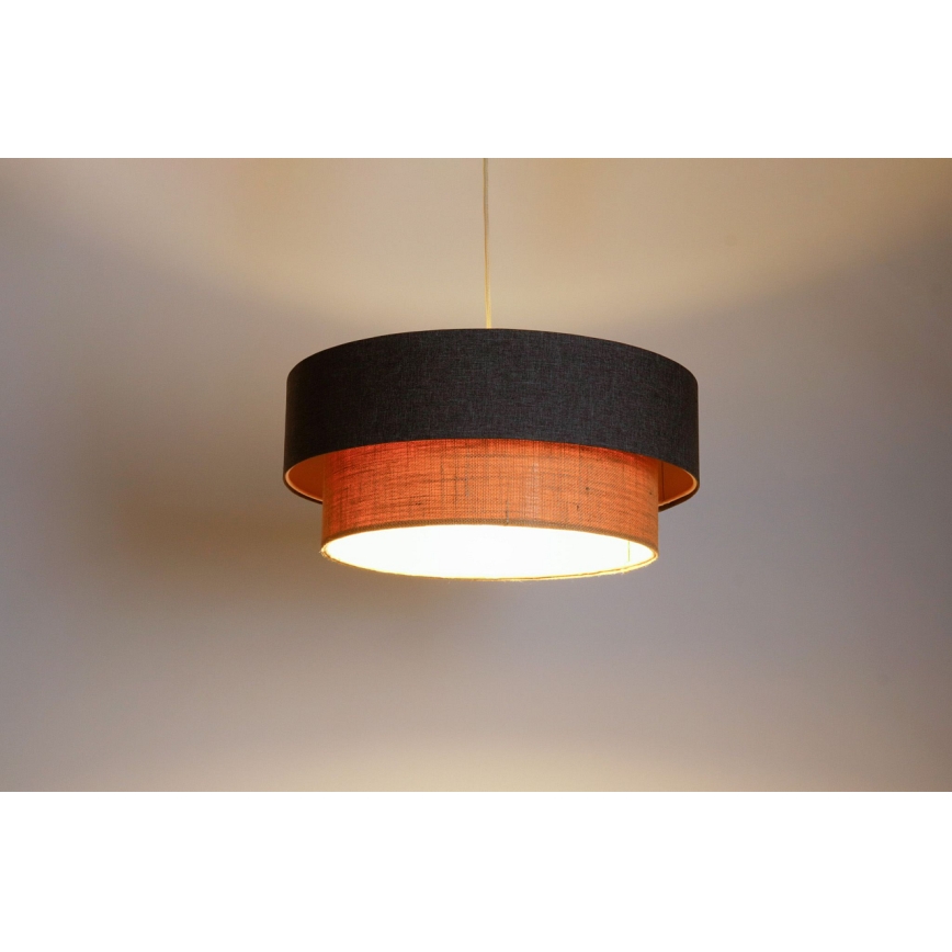 Lestenec na vrvici BOHO TRINITI 1xE27/60W/230V siv/bež