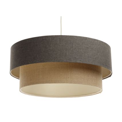 Lestenec na vrvici BOHO TRINITI 1xE27/60W/230V siv/bež