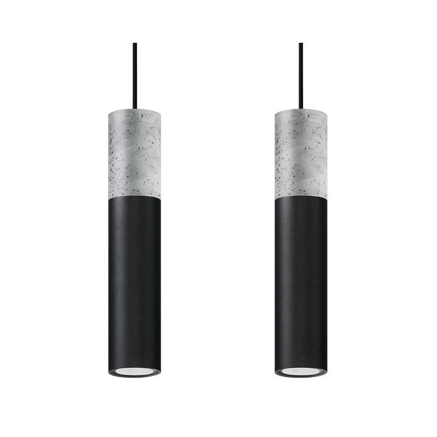 Lestenec na vrvici BORGIO 2xGU10/40W/230V