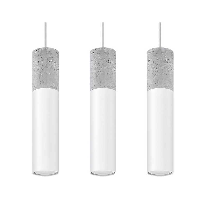 Lestenec na vrvici BORGIO 3xGU10/40W/230V