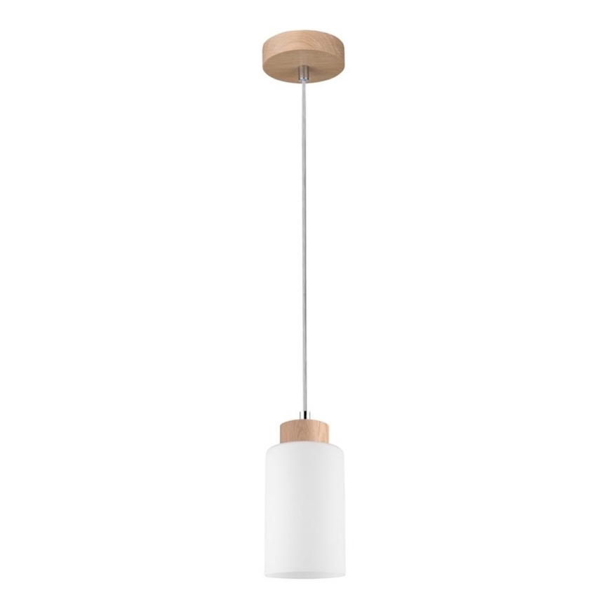 Lestenec na vrvici BOSCO 1xE27/60W/230V hrast