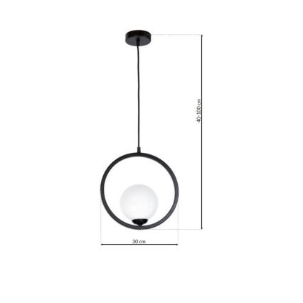 Lestenec na vrvici BOSTON 1xE14/40W/230V