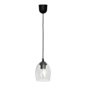 Lestenec na vrvici BRILLANT 1xE27/15W/230V prozorna