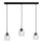 Lestenec na vrvici BRILLANT 3xE27/15W/230V prozorna
