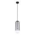 Lestenec na vrvici BRINA 1xG9/8W/230V črna
