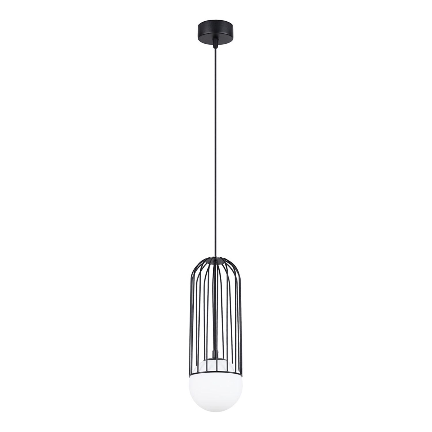 Lestenec na vrvici BRINA 1xG9/8W/230V črna