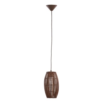 Lestenec na vrvici BURI 1xE27/15W/230V rjava